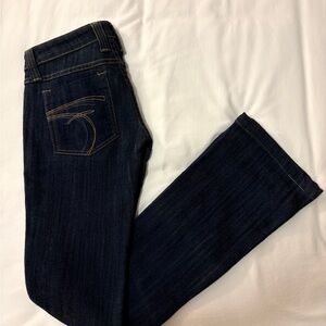 Frankie B. Dark Boot Cut Jeans